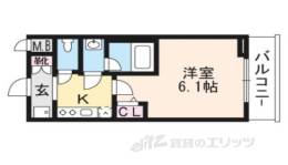 エステムコート京都西院間取り図面