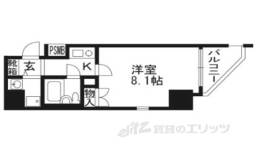 アクシルコート京都二条ウエスト間取り図面