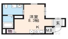 レヴィア東寺間取り図面