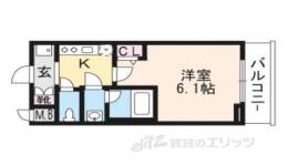 エステムコート京都西院712間取り図面