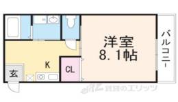 ＭＥＳＡ　ＶＥＲＤＥ桂Ａ棟間取り図面