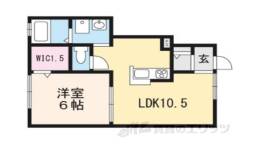 グリーングラス２Ｂ棟間取り図面