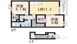 アグレアーブルＶ間取り図面
