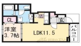 ノール・アンソレイエＳＳＳＳ間取り図面