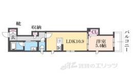 シャーメゾン八条間取り図面