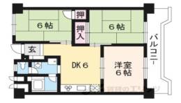 京都四条グランドハイツ間取り図面