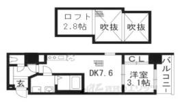 アクアプレイス京都二条城北間取り図面