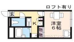 レオパレス藤木２間取り図面
