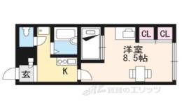 レオパレスＰＡＲＣ　ＳＩＤＥ２間取り図面
