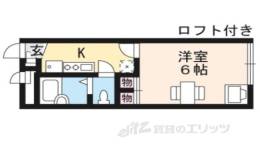 レオパレス八日市２間取り図面
