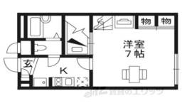 レオパレスＤＥＥＲ　ＦＩＥＬＤ　２間取り図面