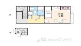 レオパレス藤の木２間取り図面