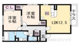 リビングタウン湖都が丘Ｃ棟間取り図面