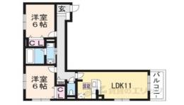 サニーコート　Ｍｉｙａｂｉ　東間取り図面