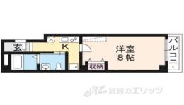 フラッティＫ＆Ｓ千本寺之内間取り図面