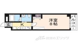 フラッティＫ＆Ｓ千本寺之内間取り図面