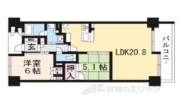 イーグルコート御所南衣棚別邸間取り図面