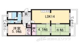 Ｌａｋｅｆｒｏｎｔ　Ｂｉｗａ間取り図面
