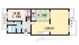 Ｌａｋｅｆｒｏｎｔ　Ｂｉｗａ間取り図面