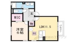プレミールクニミＣ棟間取り図面