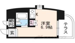 朝日プラザ鴨川２間取り図面