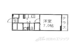 グランソレイユ楠葉２間取り図面