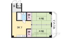 大津ハイツナカハラ間取り図面