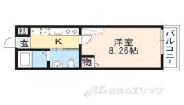 フラッティ毘沙門町間取り図面