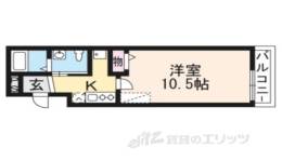 フラッティ毘沙門町間取り図面