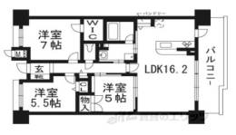 パデシオン深草2階間取り図面