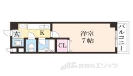 シャルムーズ二条高倉間取り図面