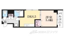 シャルムーズ二条高倉間取り図面