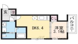 ハーモニーテラス深草坊町間取り図面