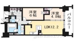 イーグルコート京都河原町間取り図面
