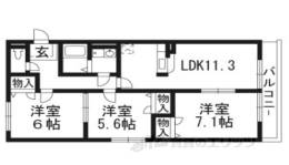 ベルク・フェルトB間取り図面