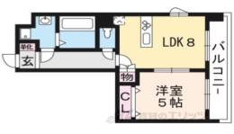 プレサンス京都天使突抜奏間取り図面
