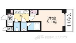 エステムコート京都西院間取り図面