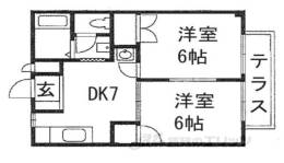 コスモスハイツ間取り図面