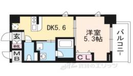 エステムコート京都西院間取り図面