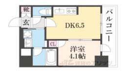 ベルヴィ大津京間取り図面