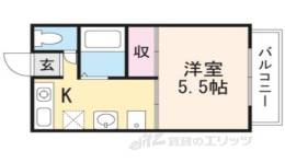 コーポ・せいまＢ間取り図面