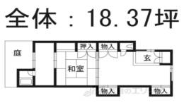 デュオヒルズ京都室町通鯉山町1階店舗間取り図面