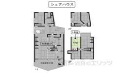 大文字7(シェアハウス)間取り図面