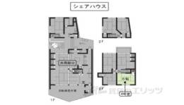 大文字7(シェアハウス)間取り図面