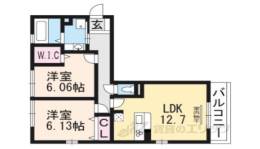 ヴェルソー唐崎間取り図面
