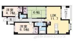 ティアラ大津間取り図面