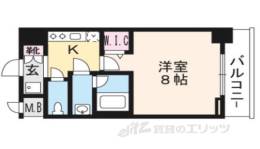 エステムコート京都西院間取り図面