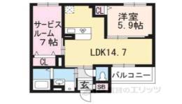 シンフォニーアミゾント夕顔間取り図面