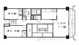 ルミエール・ド・鴨川間取り図面