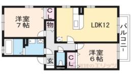 リビングタウン湖都が丘B棟間取り図面